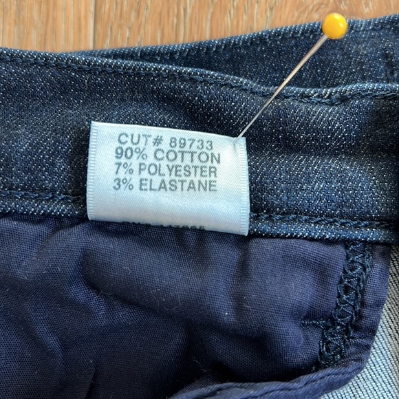 J Brand High Waisted Skinny Jeans - Resolute Dark Blue Jeans - Size 26 - Picture 11 of 16